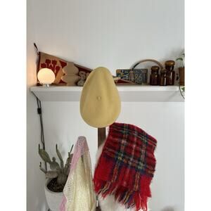 Vintage French Yellow Beret